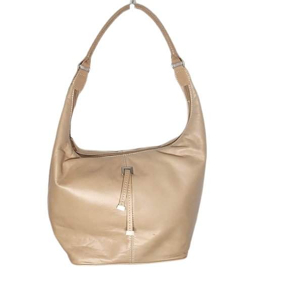 Etienne Aigner Bags Etienne Aigner Cream Leather Hobo Bag Poshmark